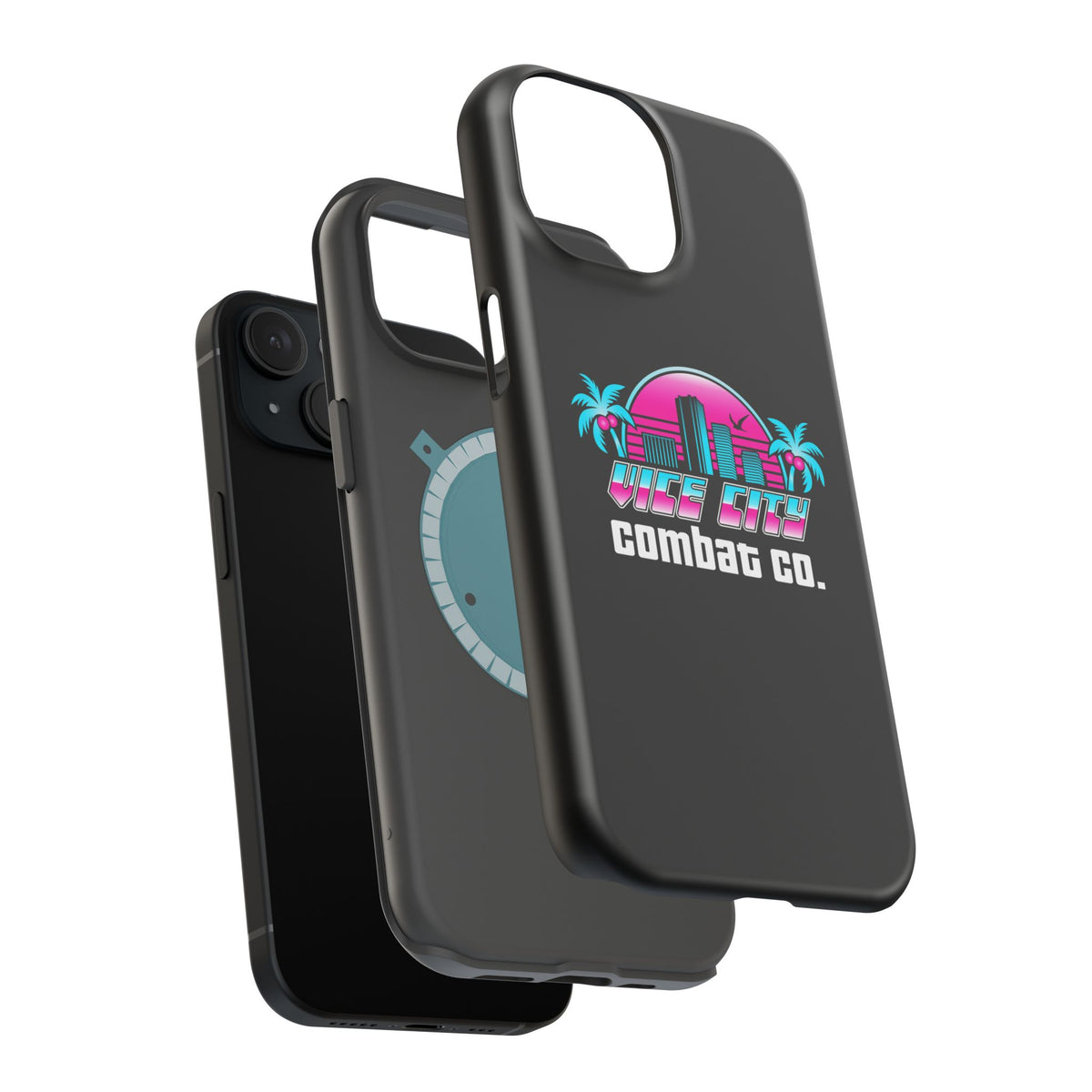 Vice City Combat Co. - Magnetic Impact-Resistant iPhone Cases - 15, 16, and 17