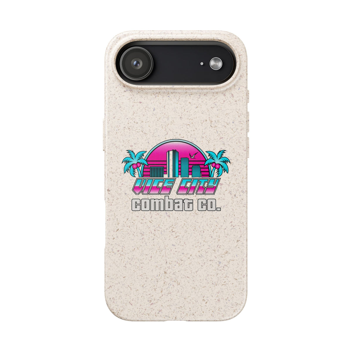 Vice City Combat Co. - Eco-Friendly Biodegradable iPhone Cases - 15, 16, and 17 Models