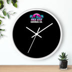CUSTOM BJJ MMA Academy Logo Dojo 10" Wooden Wall Clock