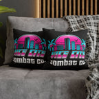 CUSTOM BJJ MMA Academy Logo Square Dojo Pillowcase - Spun Polyester - 7 Sizes