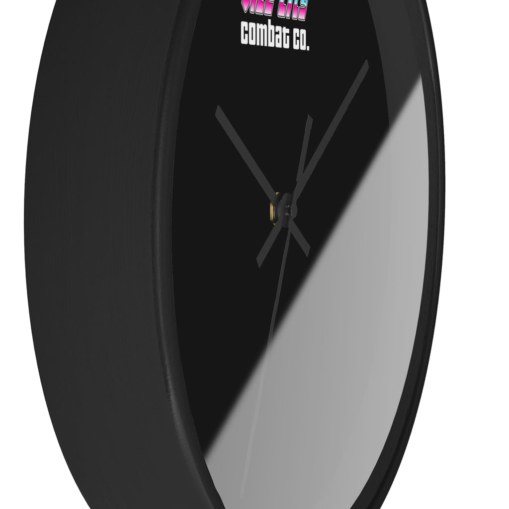 CUSTOM BJJ MMA Academy Logo Dojo 10" Wooden Wall Clock