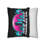 CUSTOM BJJ MMA Academy Logo Square Dojo Pillowcase - Spun Polyester - 7 Sizes