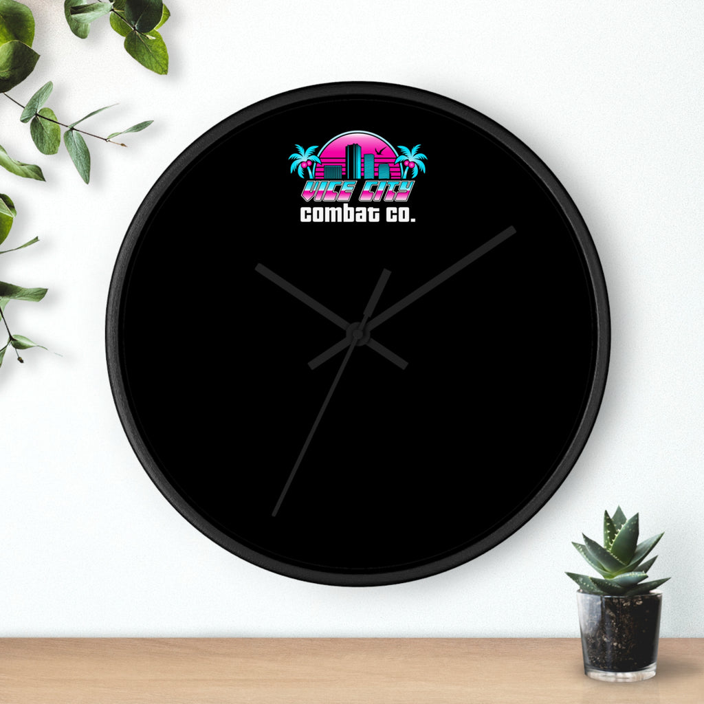 CUSTOM BJJ MMA Academy Logo Dojo 10" Wooden Wall Clock