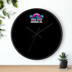 CUSTOM BJJ MMA Academy Logo Dojo 10" Wooden Wall Clock