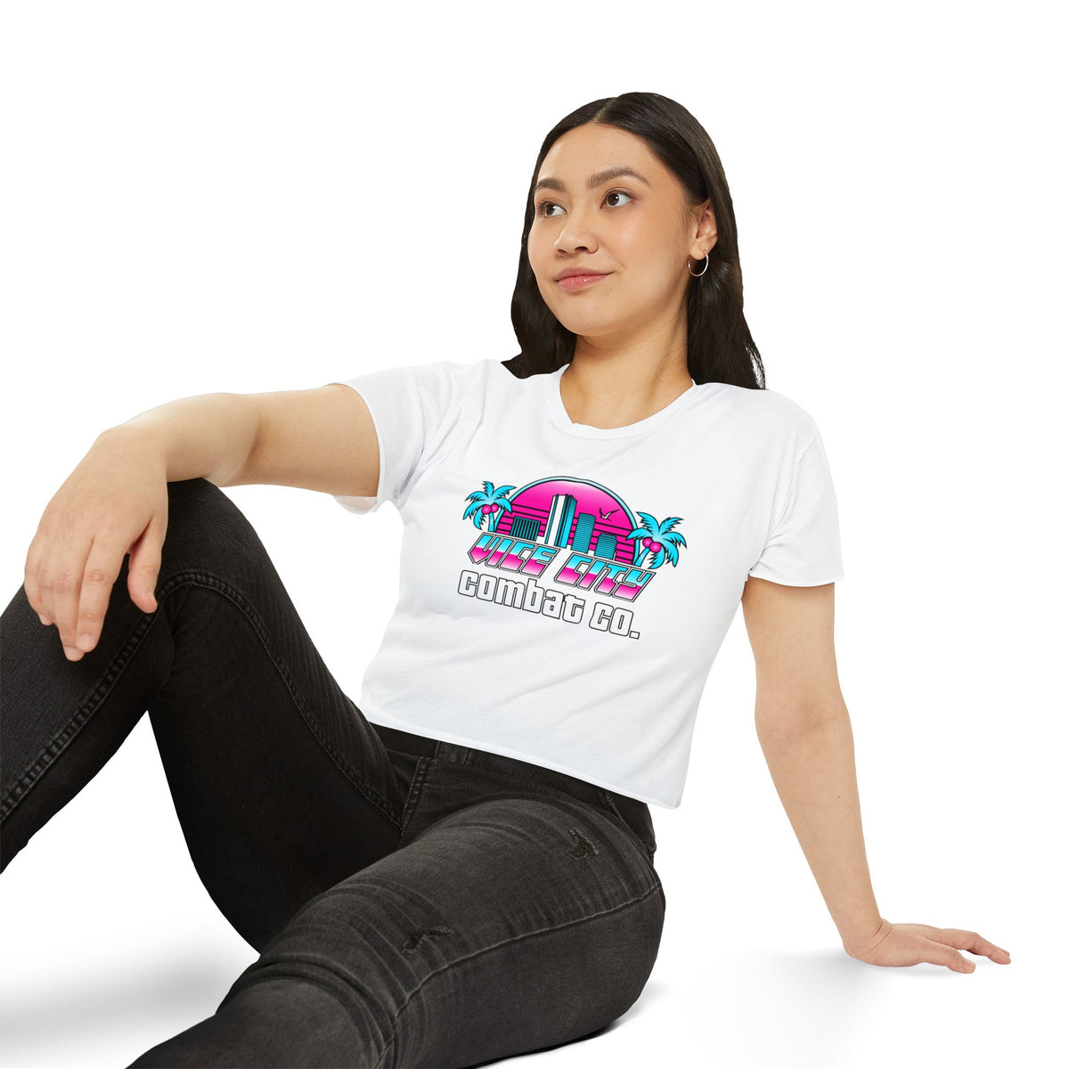 Vice City Combat Co. - Women's Festival Crop Top Shirt