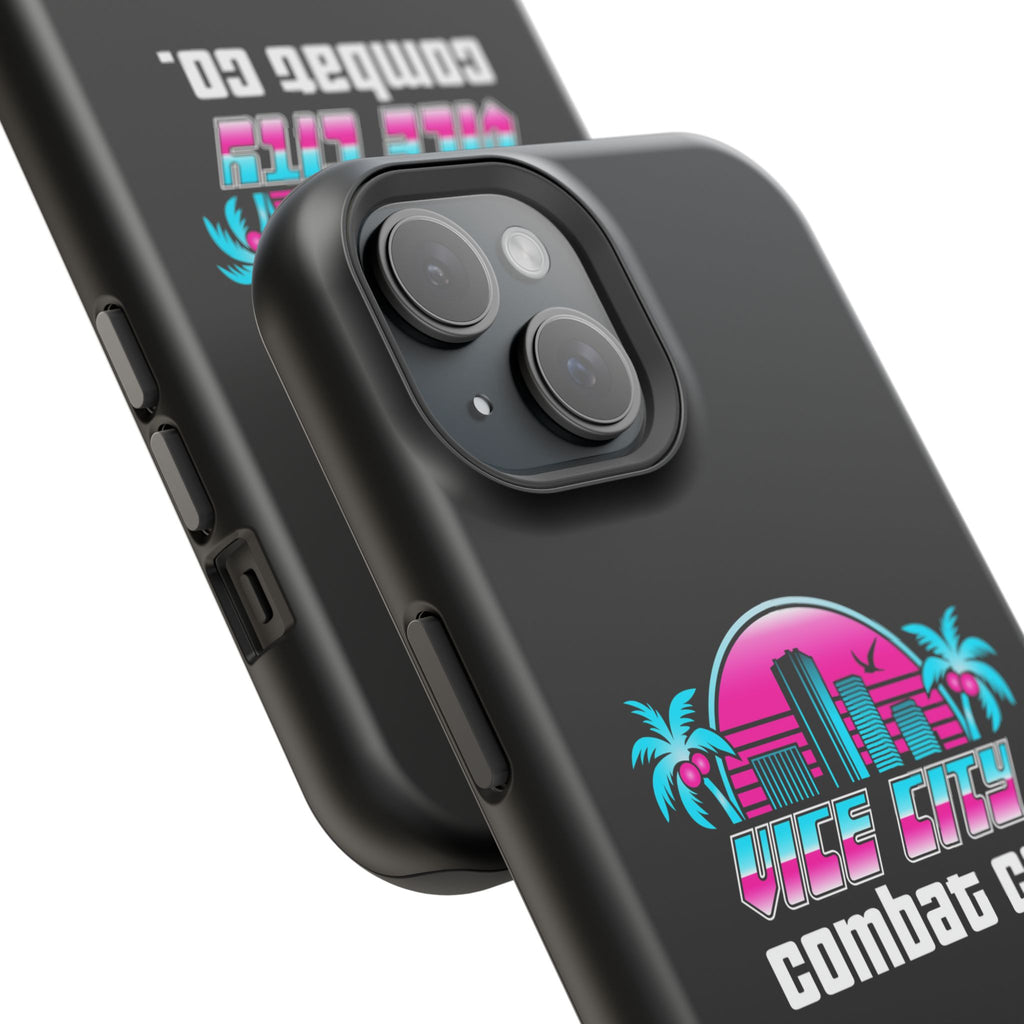 Vice City Combat Co. - Magnetic Impact-Resistant iPhone Cases - 15, 16, and 17