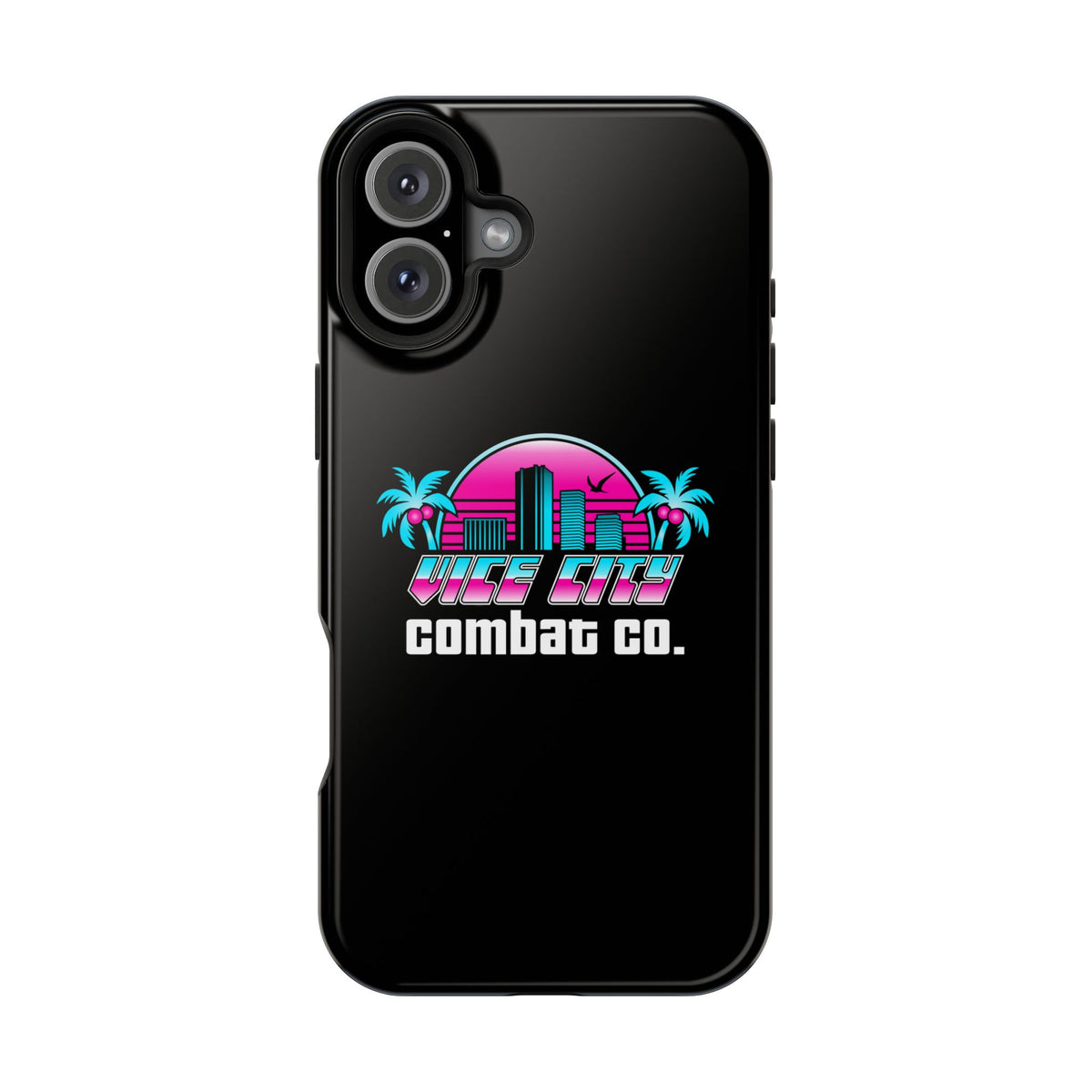 Vice City Combat Co. - Magnetic Impact-Resistant iPhone Cases - 15, 16, and 17