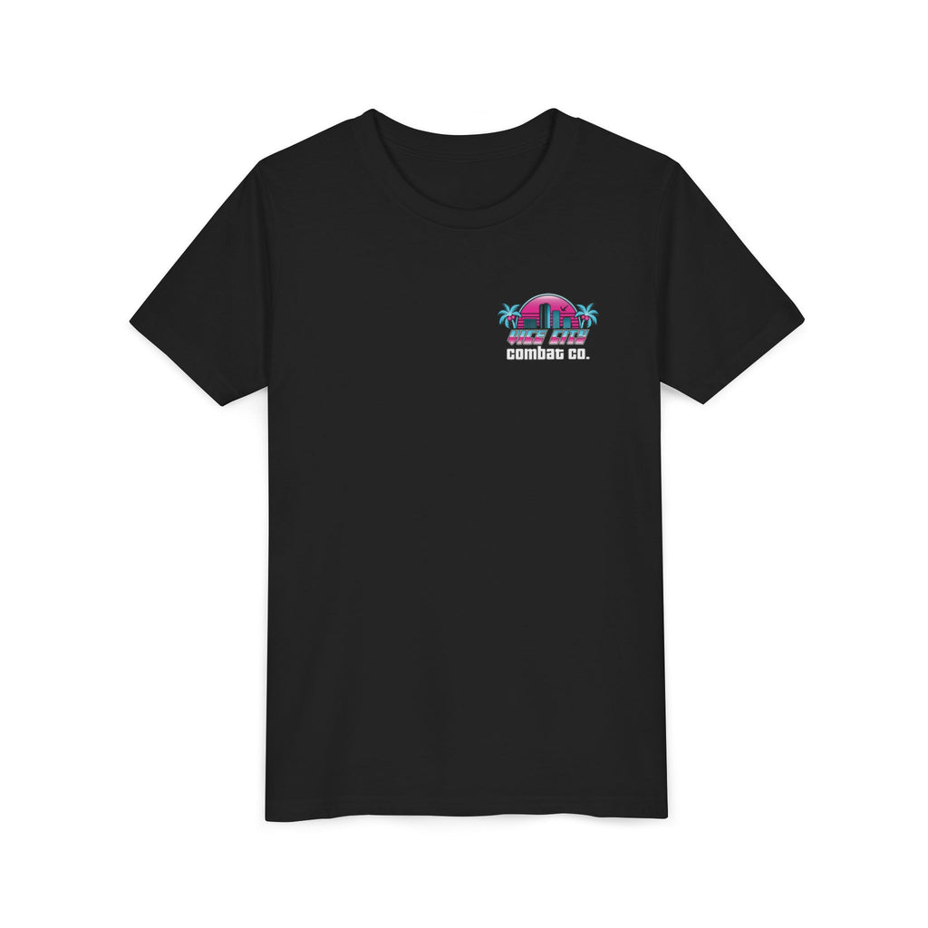 Vice City Combat Co. - Youth Short Sleeve Ring-Spun Cotton T-Shirt - Bella+Canvas
