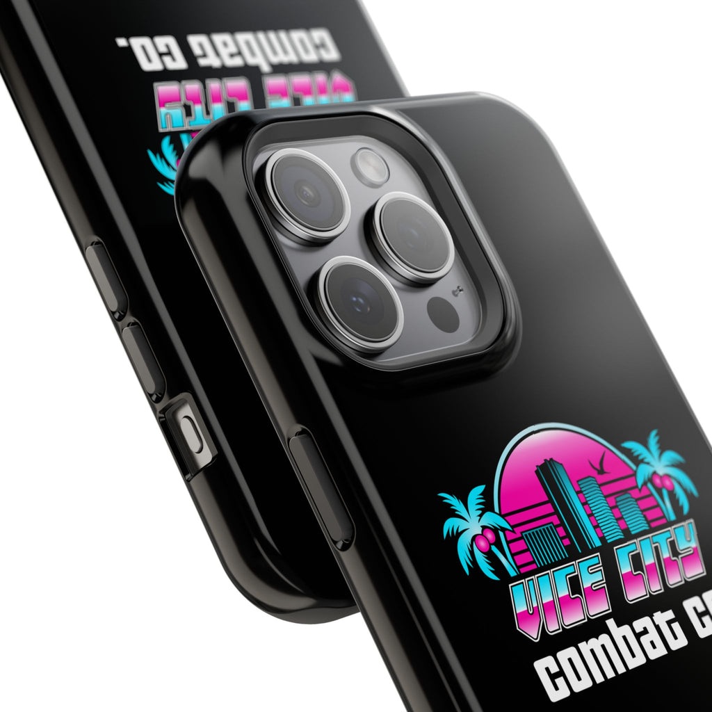 Vice City Combat Co. - Magnetic Impact-Resistant iPhone Cases - 15, 16, and 17
