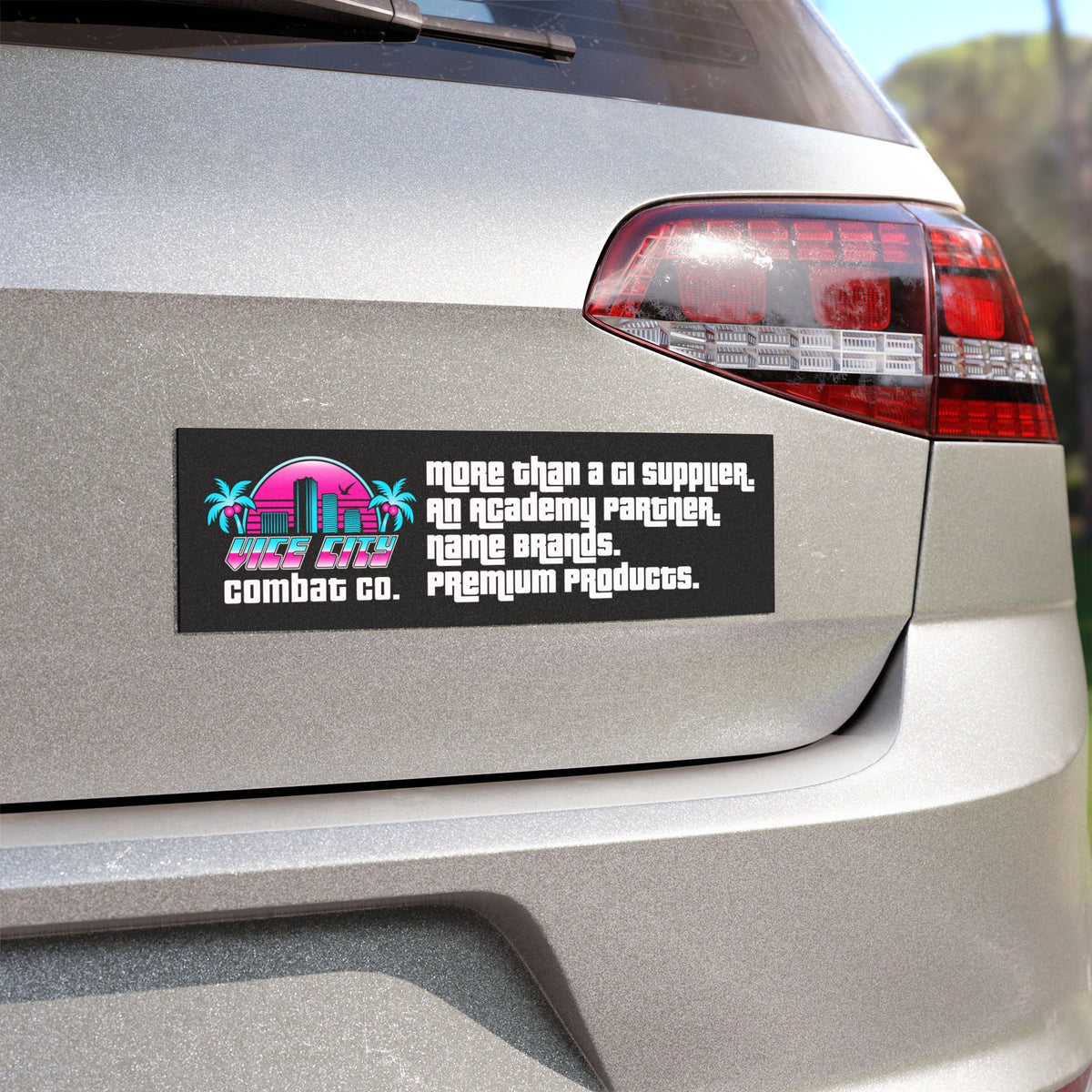 Vice City Combat Co. - All-Weather Car Magnets - 2 Sizes