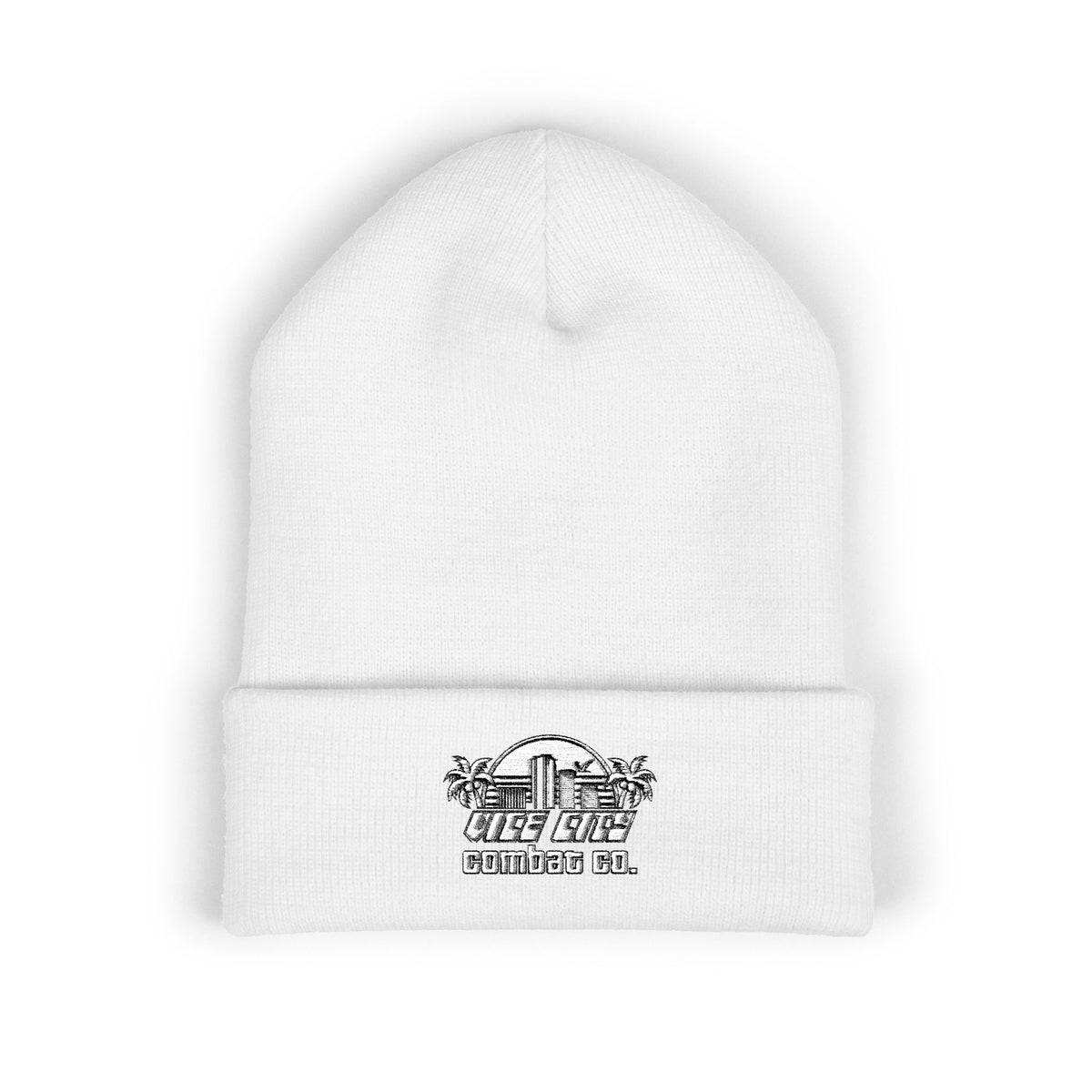 Vice City Combat Co. - Classic Cuffed Embroidered Beanie - 4 Colors