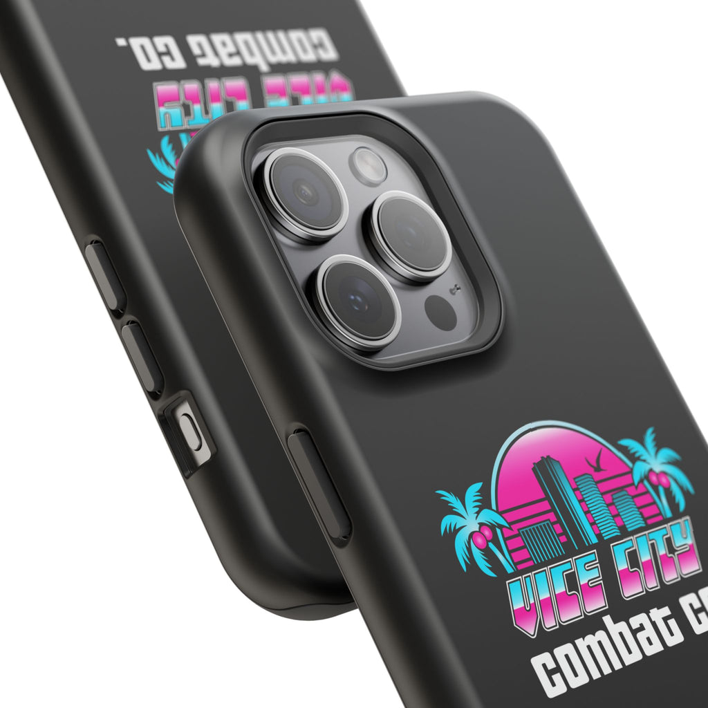 Vice City Combat Co. - Magnetic Impact-Resistant iPhone Cases - 15, 16, and 17