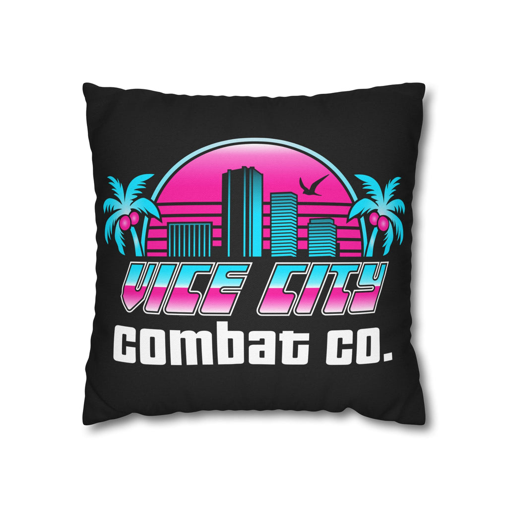CUSTOM BJJ MMA Academy Logo Square Dojo Pillowcase - Spun Polyester - 7 Sizes