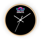 CUSTOM BJJ MMA Academy Logo Dojo 10" Wooden Wall Clock