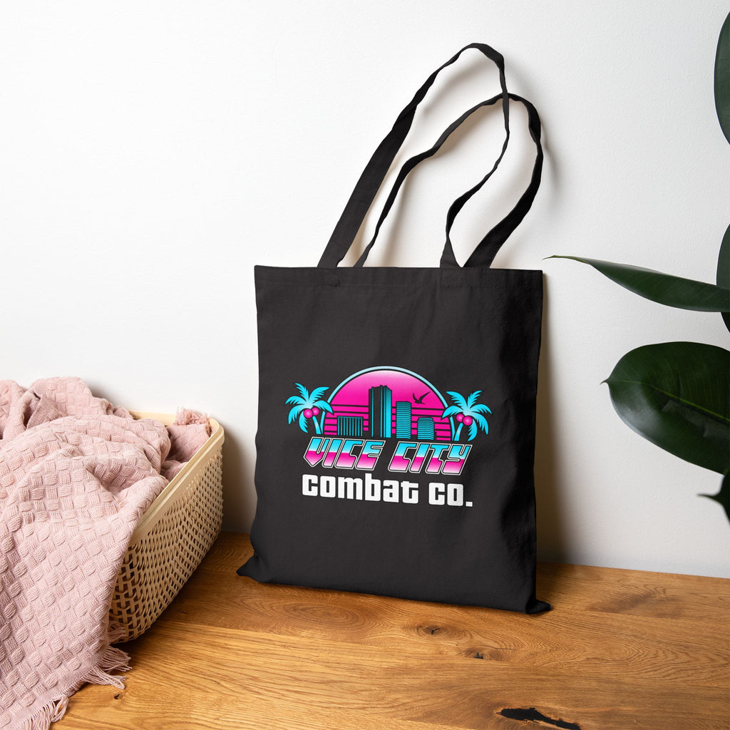 Vice City Combat Co. - Cotton Canvas Reusable Tote Bag
