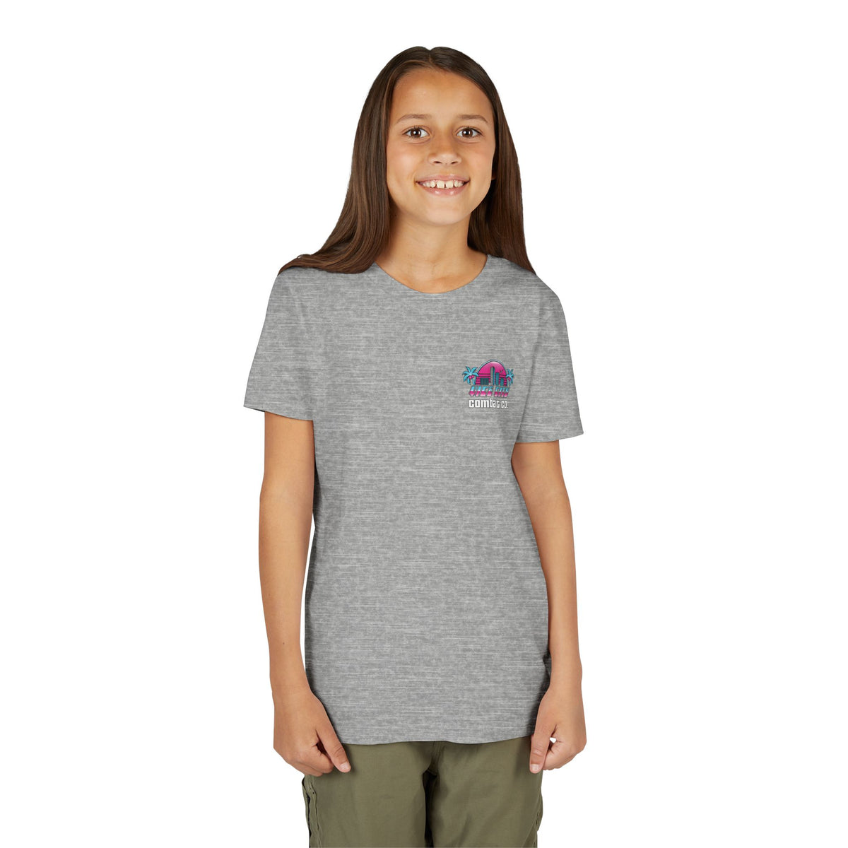 Vice City Combat Co. - Youth Short Sleeve Ring-Spun Cotton T-Shirt - Bella+Canvas