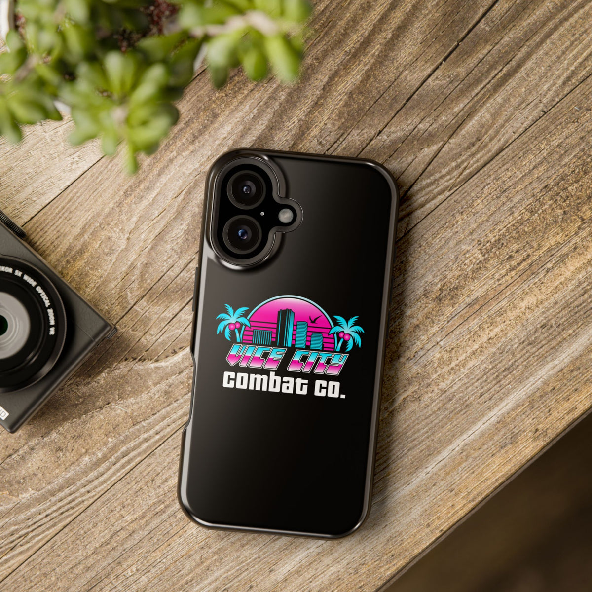 Vice City Combat Co. - Magnetic Impact-Resistant iPhone Cases - 15, 16, and 17