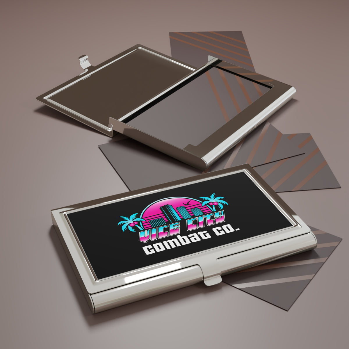 CUSTOM BJJ MMA Academy Branded - Travel Business Card Holder