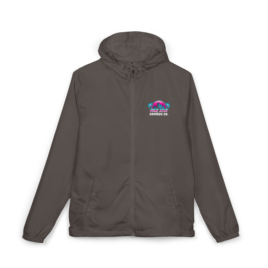 Vice City Combat Co. - Unisex Full-Zip Windbreaker Jacket