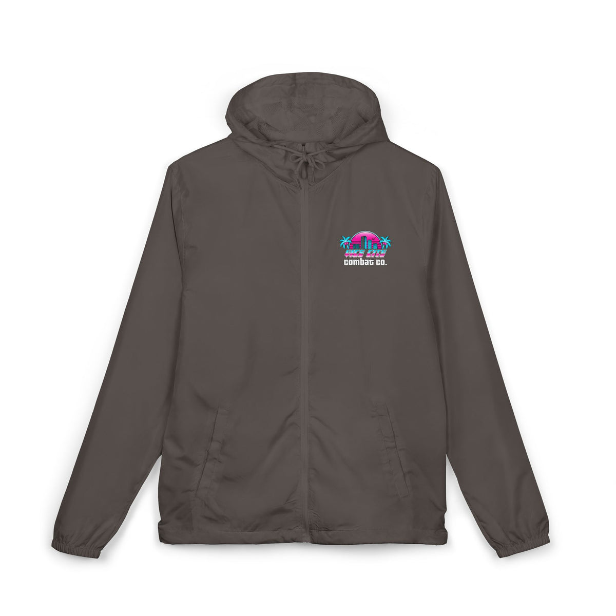 Vice City Combat Co. - Unisex Full-Zip Windbreaker Jacket