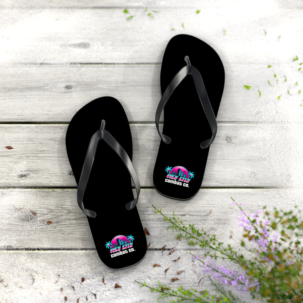 Vice City Combat Co. - Unisex Flip Flop Thong Sandals