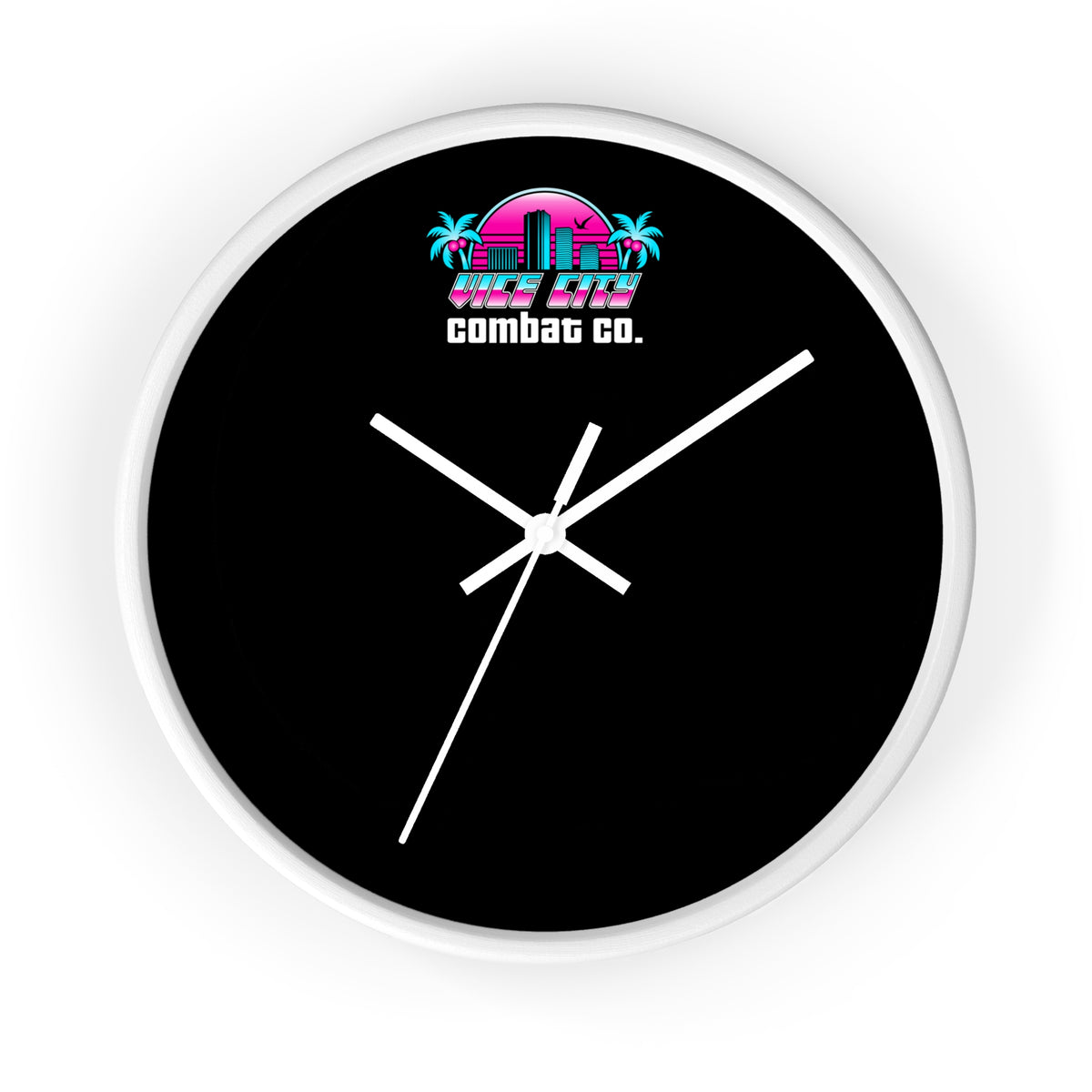 CUSTOM BJJ MMA Academy Logo Dojo 10" Wooden Wall Clock