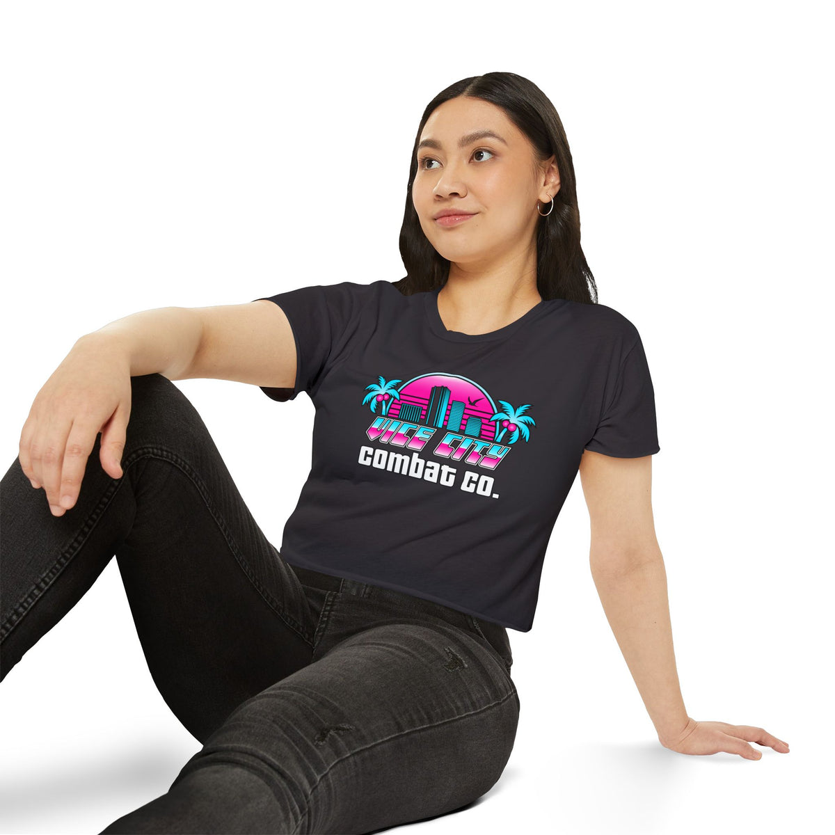 Vice City Combat Co. - Women's Festival Crop Top Shirt