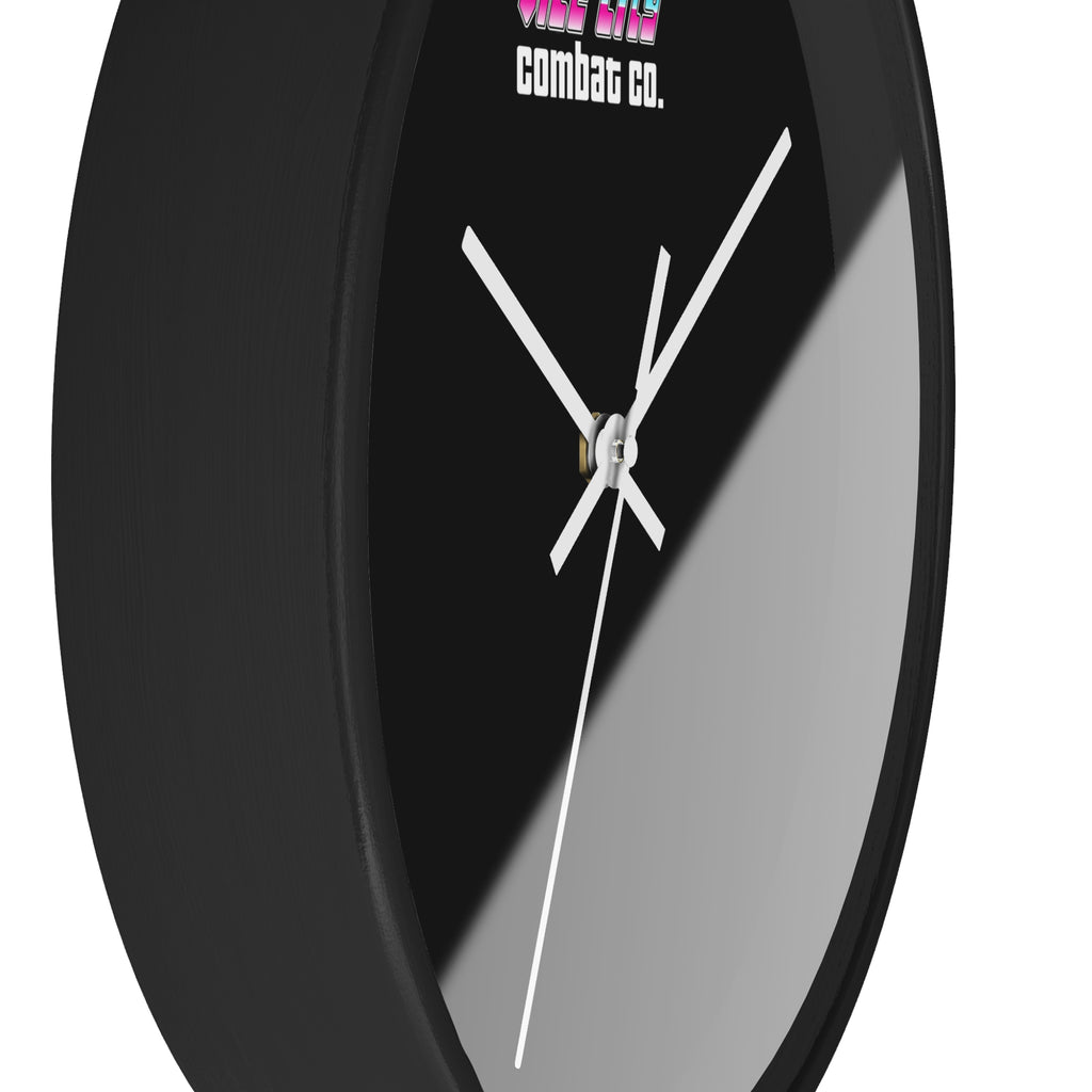 CUSTOM BJJ MMA Academy Logo Dojo 10" Wooden Wall Clock