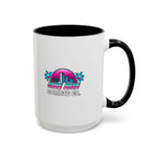 Vice City Combat Co. - Color Accent Coffee Mug - 11oz or 15oz