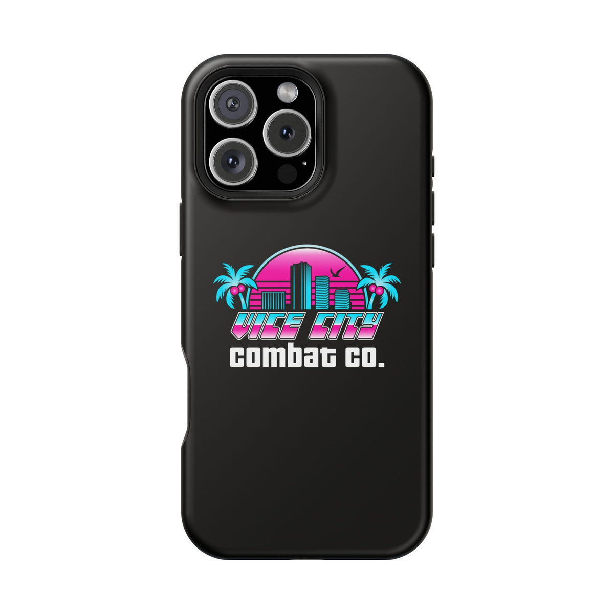 Vice City Combat Co. - Magnetic Impact-Resistant iPhone Cases - 15, 16, and 17