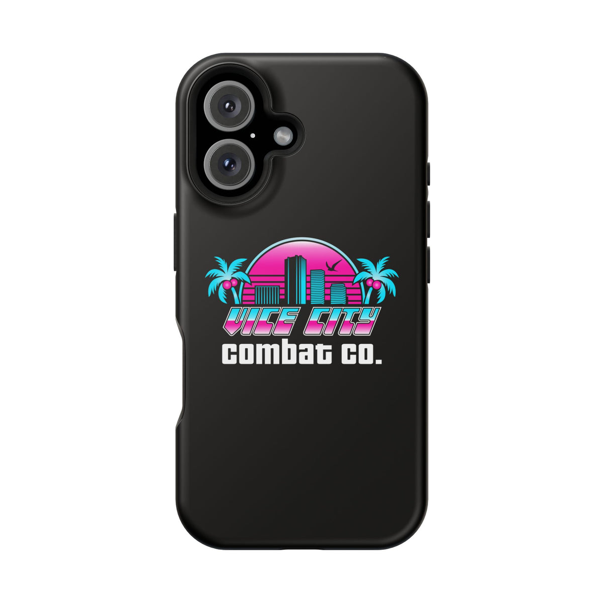 Vice City Combat Co. - Magnetic Impact-Resistant iPhone Cases - 15, 16, and 17