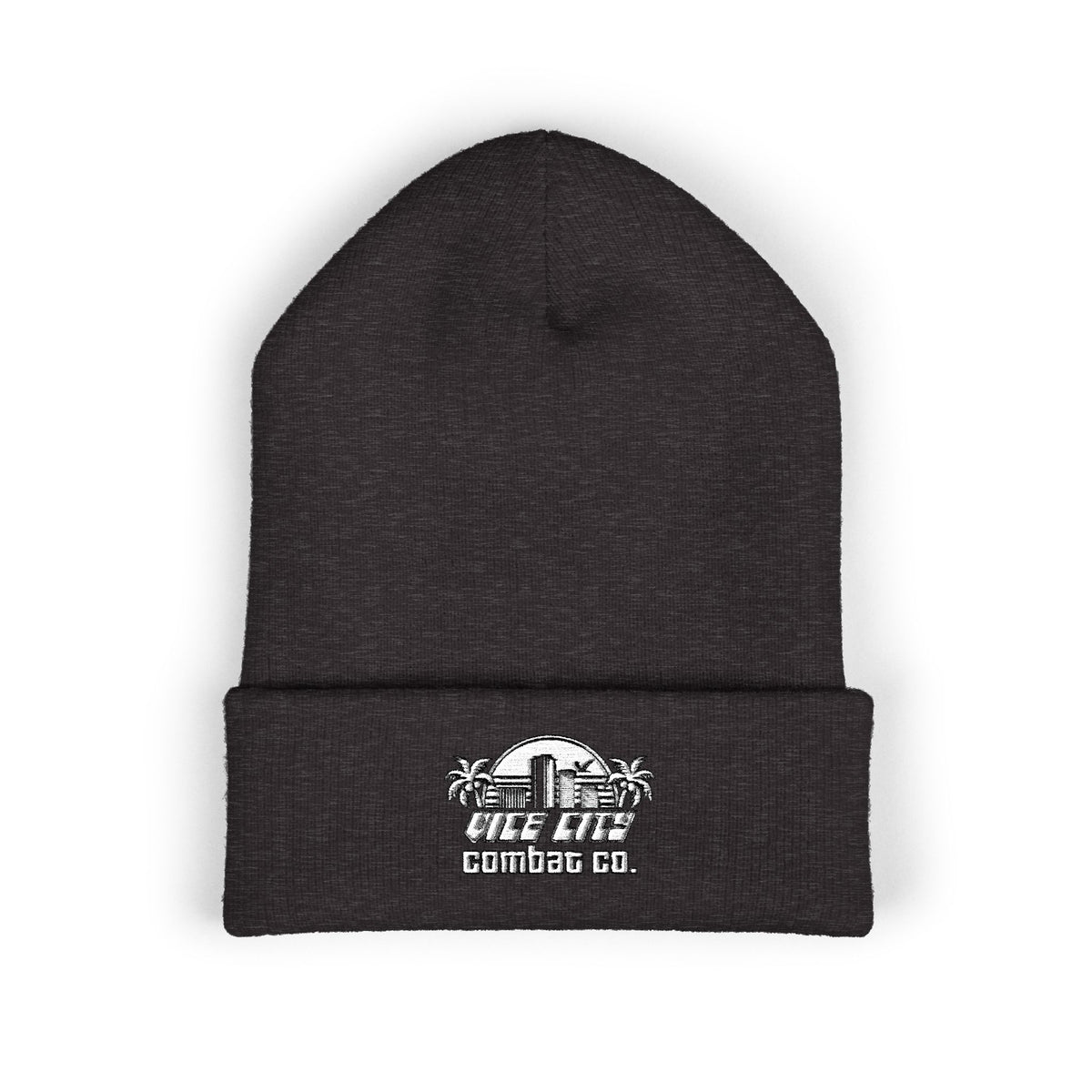 Vice City Combat Co. - Classic Cuffed Embroidered Beanie - 4 Colors