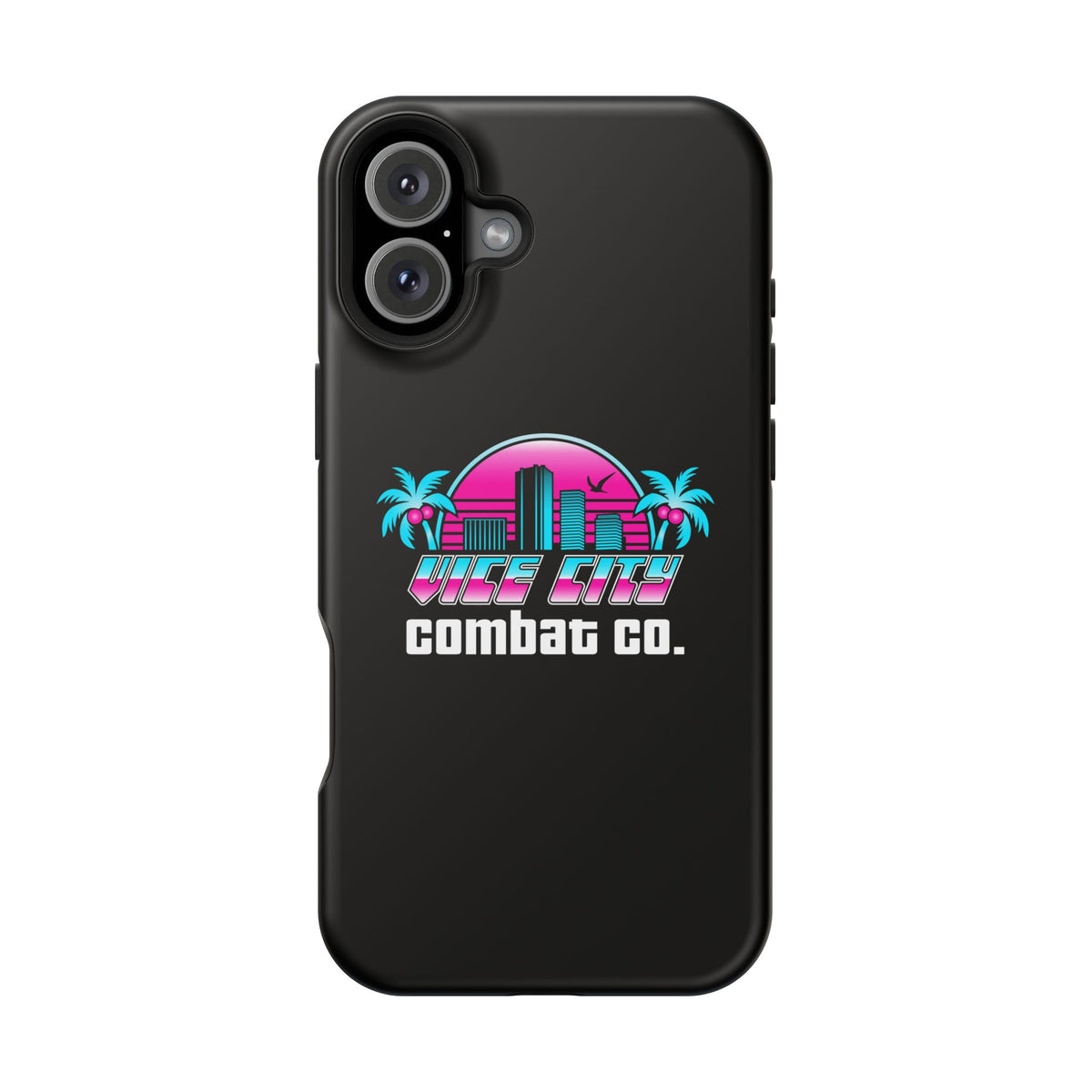 Vice City Combat Co. - Magnetic Impact-Resistant iPhone Cases - 15, 16, and 17