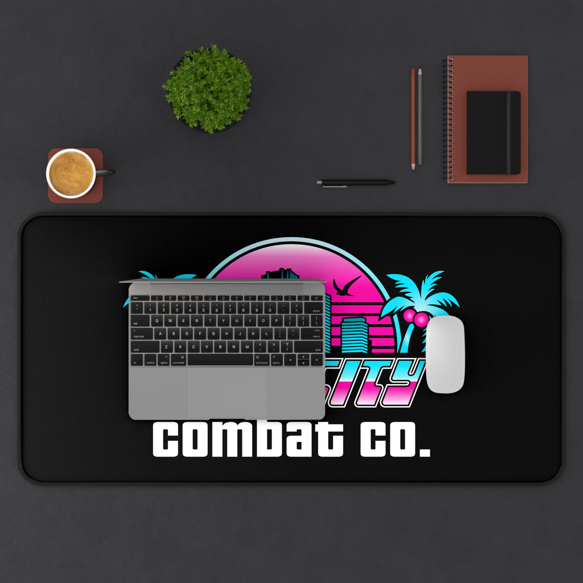 CUSTOM BJJ MMA Academy Dojo Front Desk Computer Keyboard and Mouse Mat