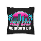 CUSTOM BJJ MMA Academy Logo Square Dojo Pillowcase - Spun Polyester - 7 Sizes