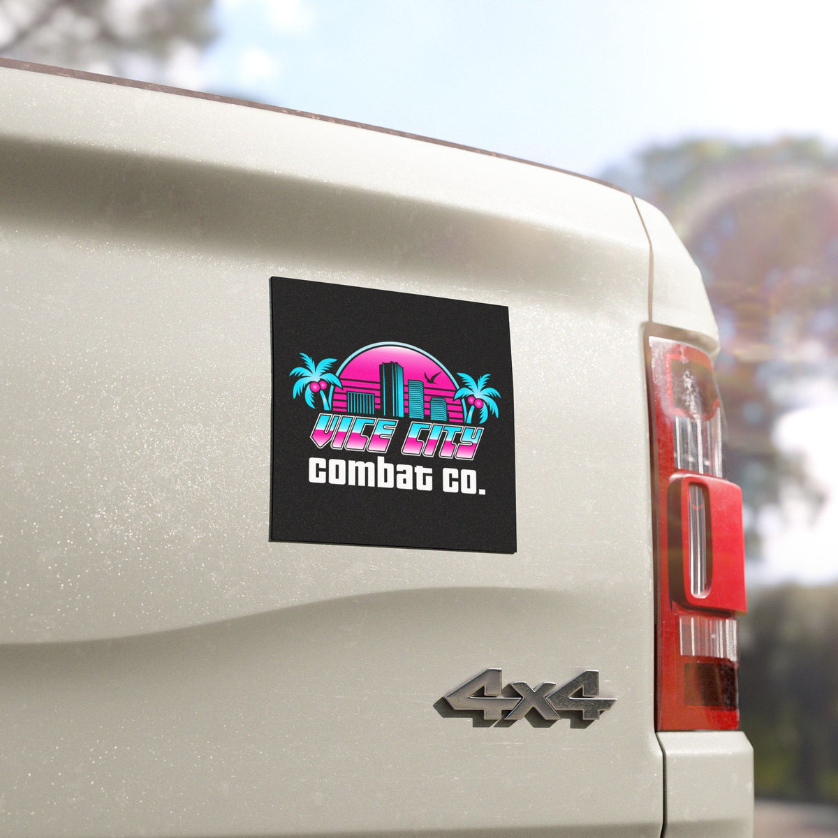 Vice City Combat Co. - All-Weather Car Magnets - 2 Sizes