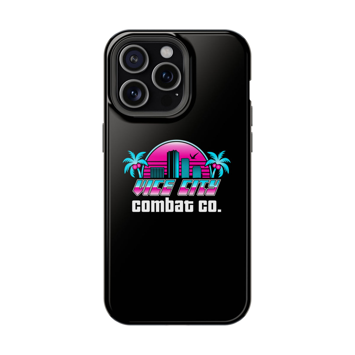 Vice City Combat Co. - Magnetic Impact-Resistant iPhone Cases - 15, 16, and 17