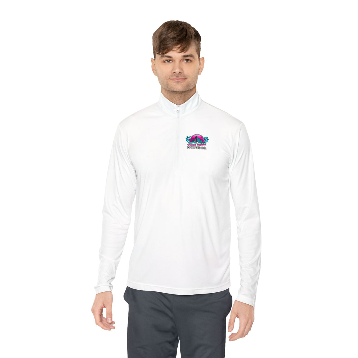Vice City Combat Co. - Men's Performance Posicharge® Quarter-Zip Pullover