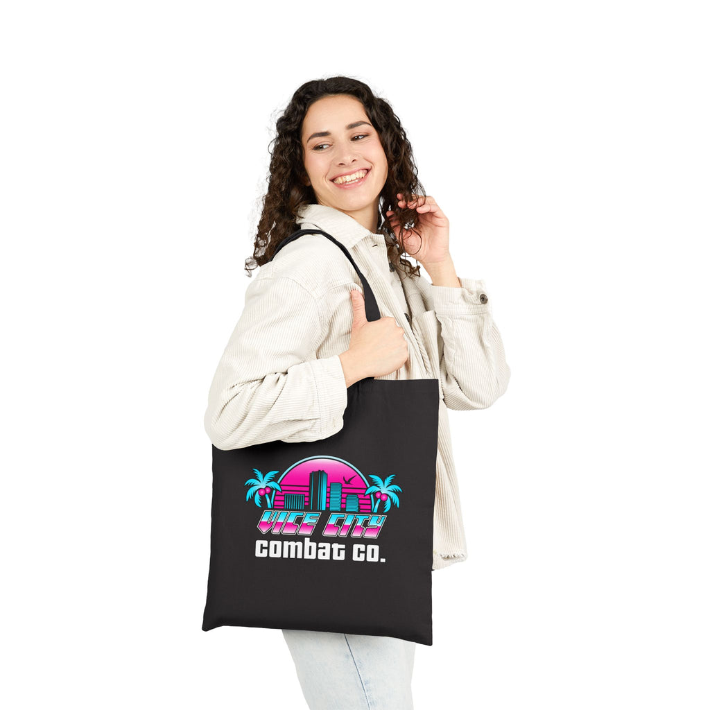 Vice City Combat Co. - Cotton Canvas Reusable Tote Bag