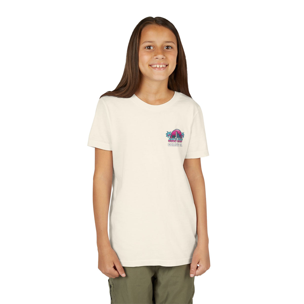 Vice City Combat Co. - Youth Short Sleeve Ring-Spun Cotton T-Shirt - Bella+Canvas