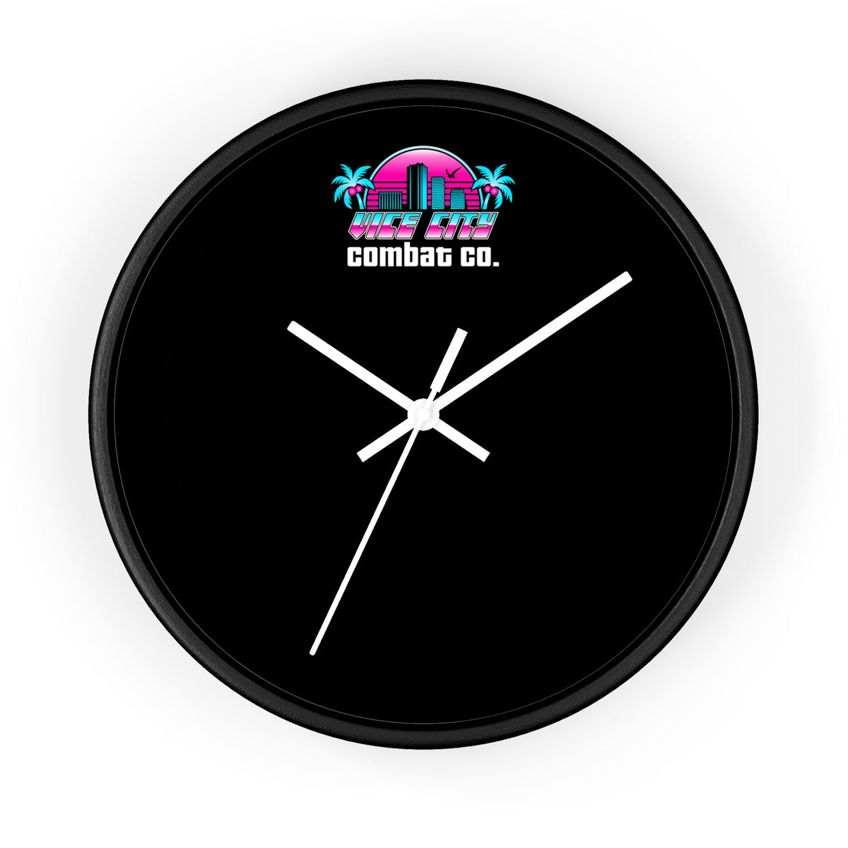 CUSTOM BJJ MMA Academy Logo Dojo 10" Wooden Wall Clock