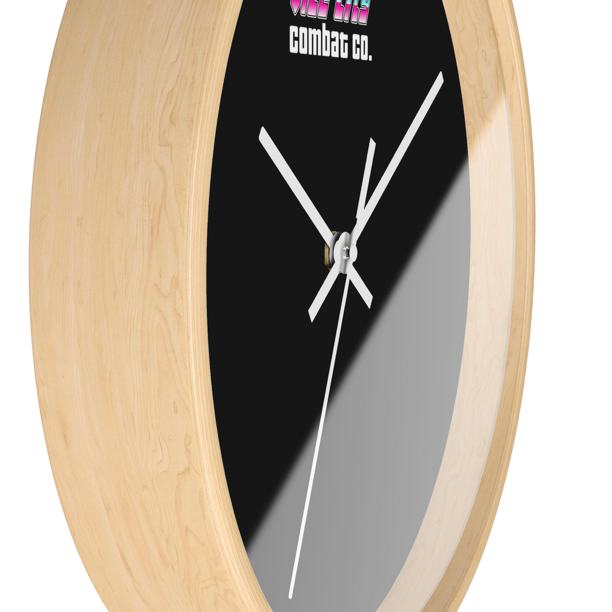 CUSTOM BJJ MMA Academy Logo Dojo 10" Wooden Wall Clock