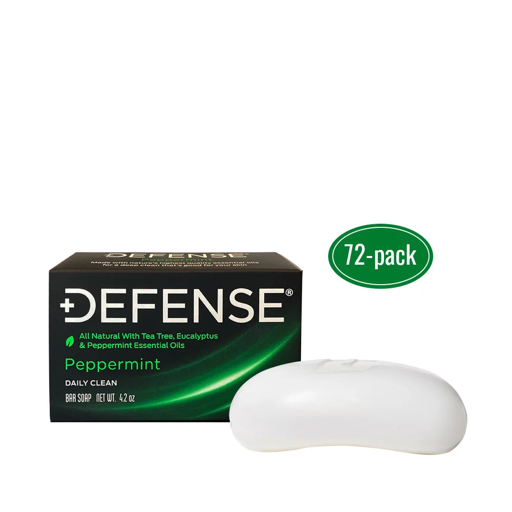DEFENSE Soap Bar Soap Academy Bundle - 72 Pack - 4 Scents