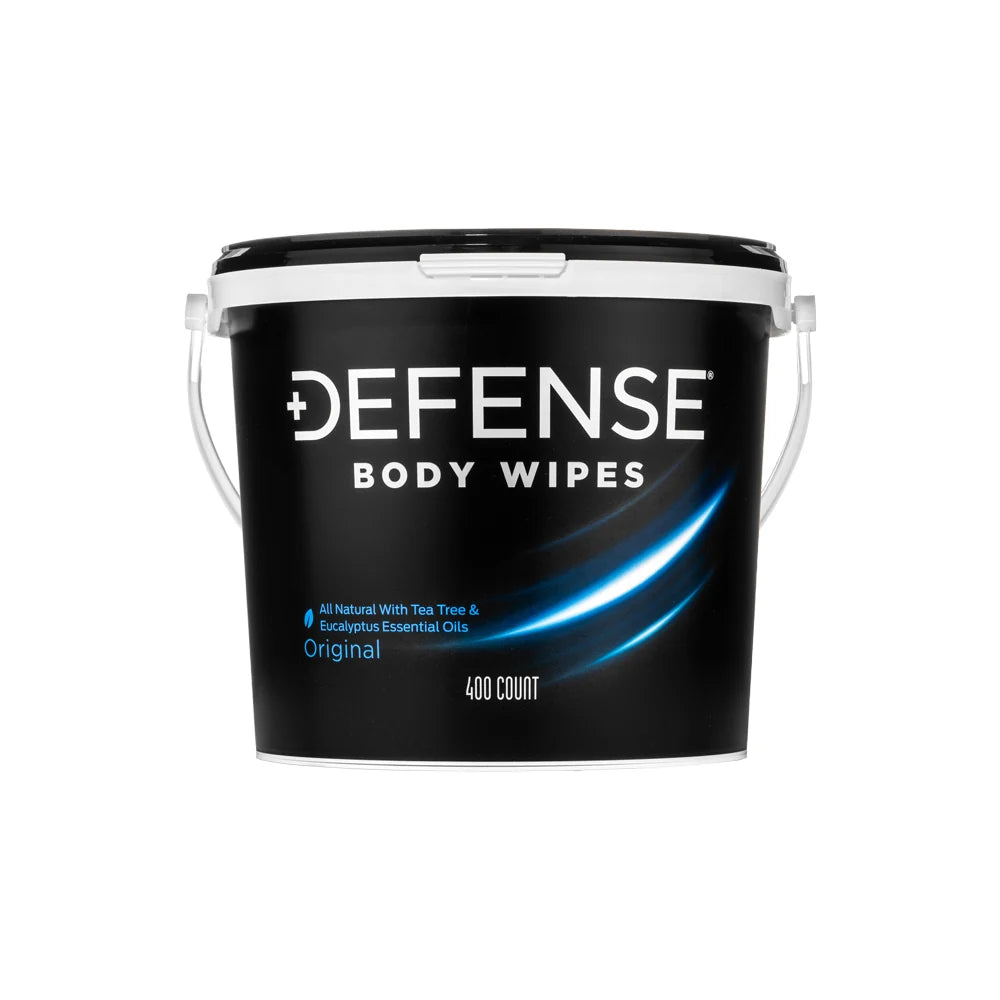 DEFENSE Soap Body Wipes 2-Bucket Academy Bundle - 800 Wipes Total - Origina Scent