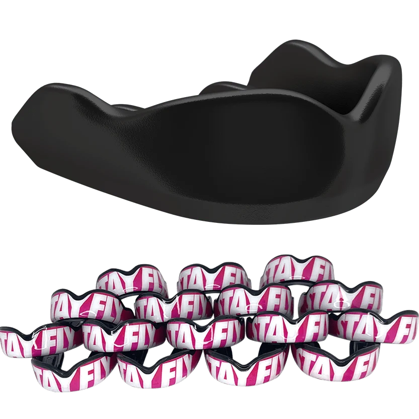 15+ Academy CUSTOM Logo BJJ MMA Mouthguards PREMIUM Package - Damage Control HIGH Impact Mouthguard