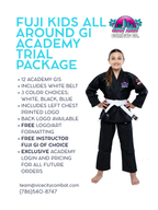 12 Gi Academy TRIAL Package - Fuji Kids All Around Gi - 4 Colors Available