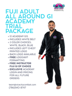 12 Gi Academy TRIAL Package - Fuji Adult All Around BJJ Gi - 3 Colors Available