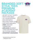 48 Academy Branded T-Shirts - PREMIUM Academy Package - Mix and Match