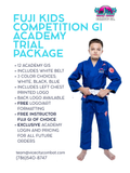 12 Gi Academy TRIAL Package - Fuji Kids Competition BJJ Gi - 3 Colors Available
