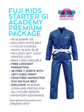 48 Gi Academy PREMIUM Package - Fuji Kids Starter Gi - 3 Colors Available